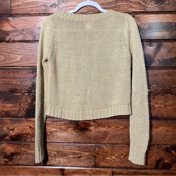 Women's Vintage 90's Y2K Mudd Cropped Knit Sweater Size Medium - Picture 10 of 10